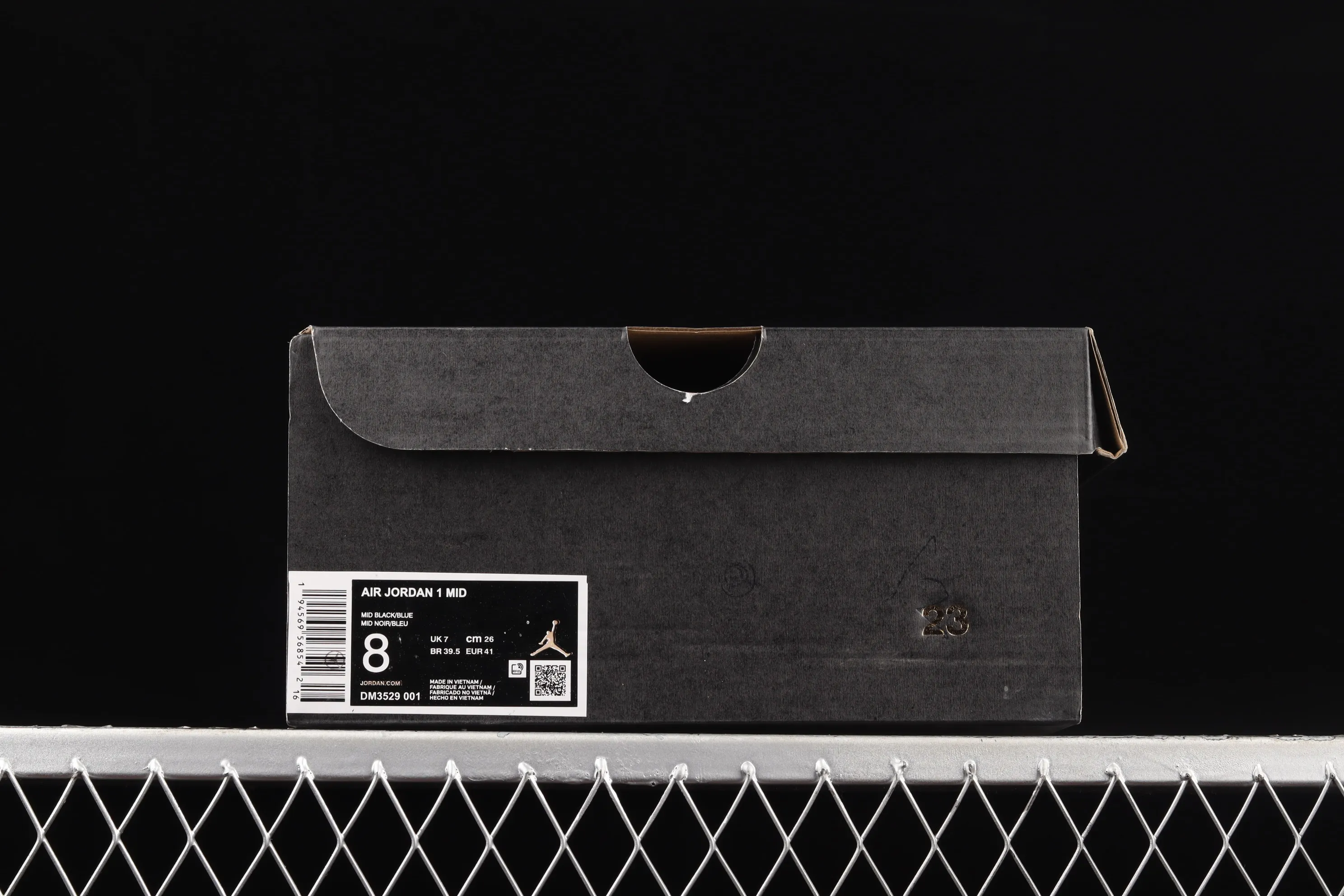 All categories Air Jordan Jordan series basketball shoes Air Jordan 1 Mid Air Jordan 1 Mid Crater AJ1 Joe 1 black multi-color racing blue Zhongbang basketball shoes DM3529-001